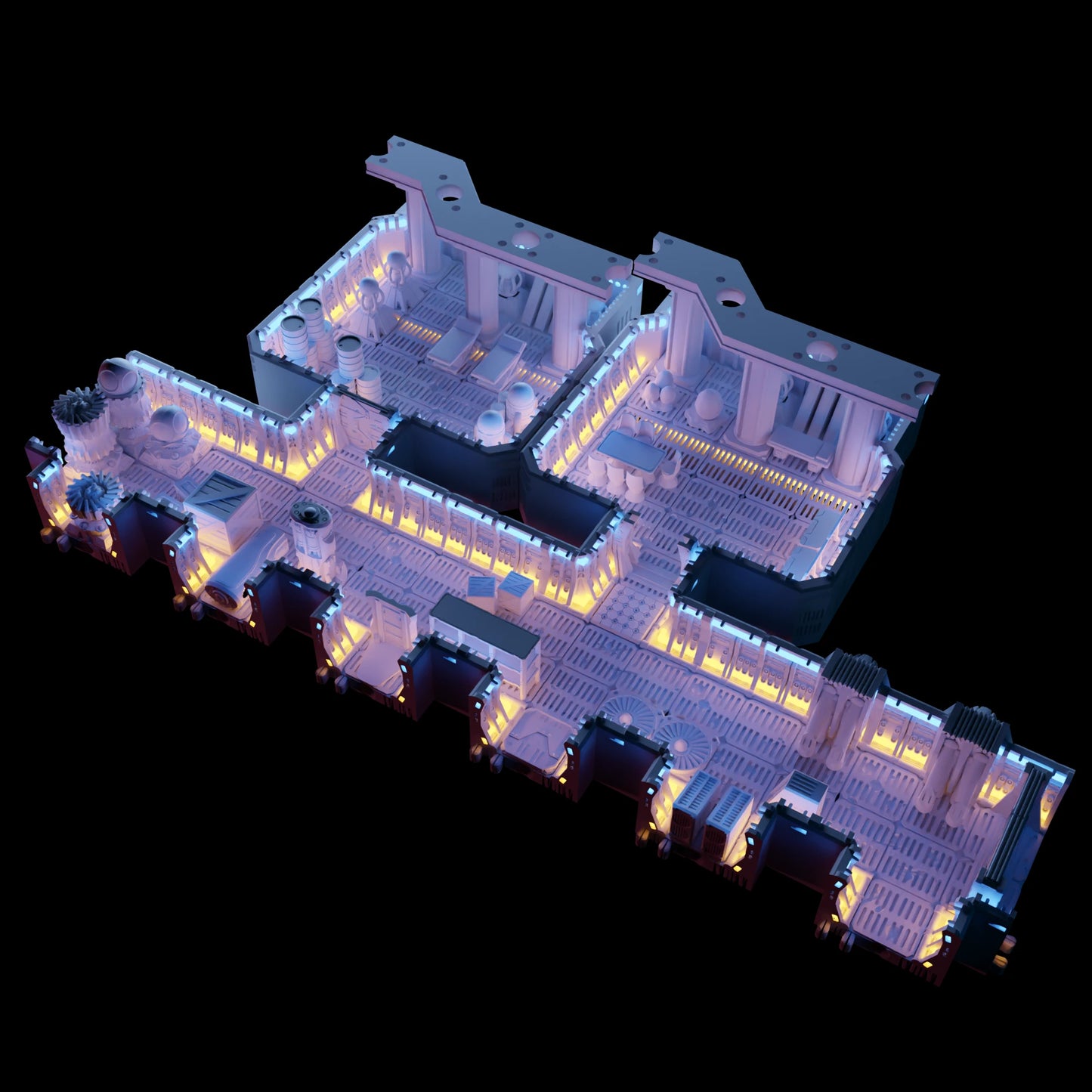 Dark Glow 3D Terrain