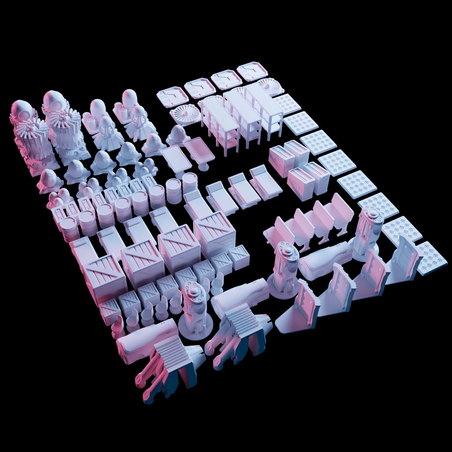 Dark Glow 3D Terrain