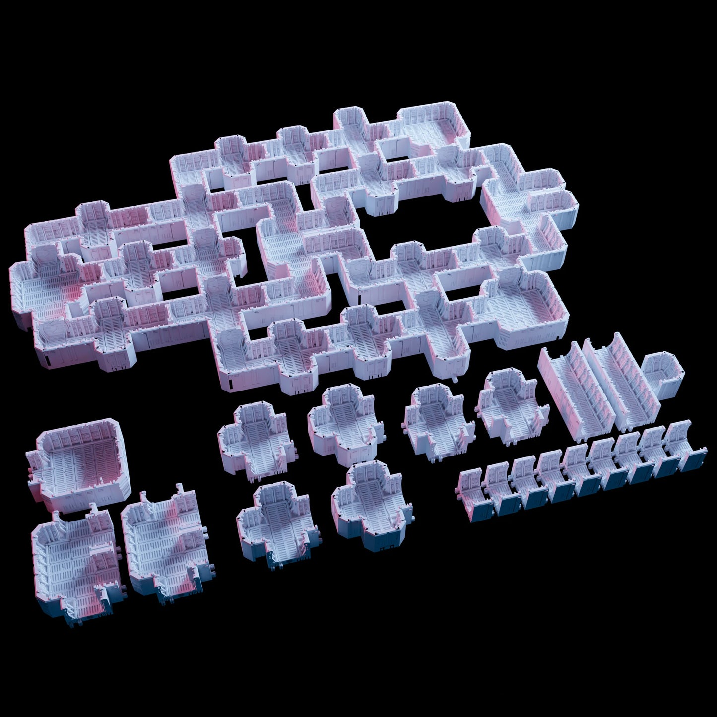 Dark Glow 3D Terrain