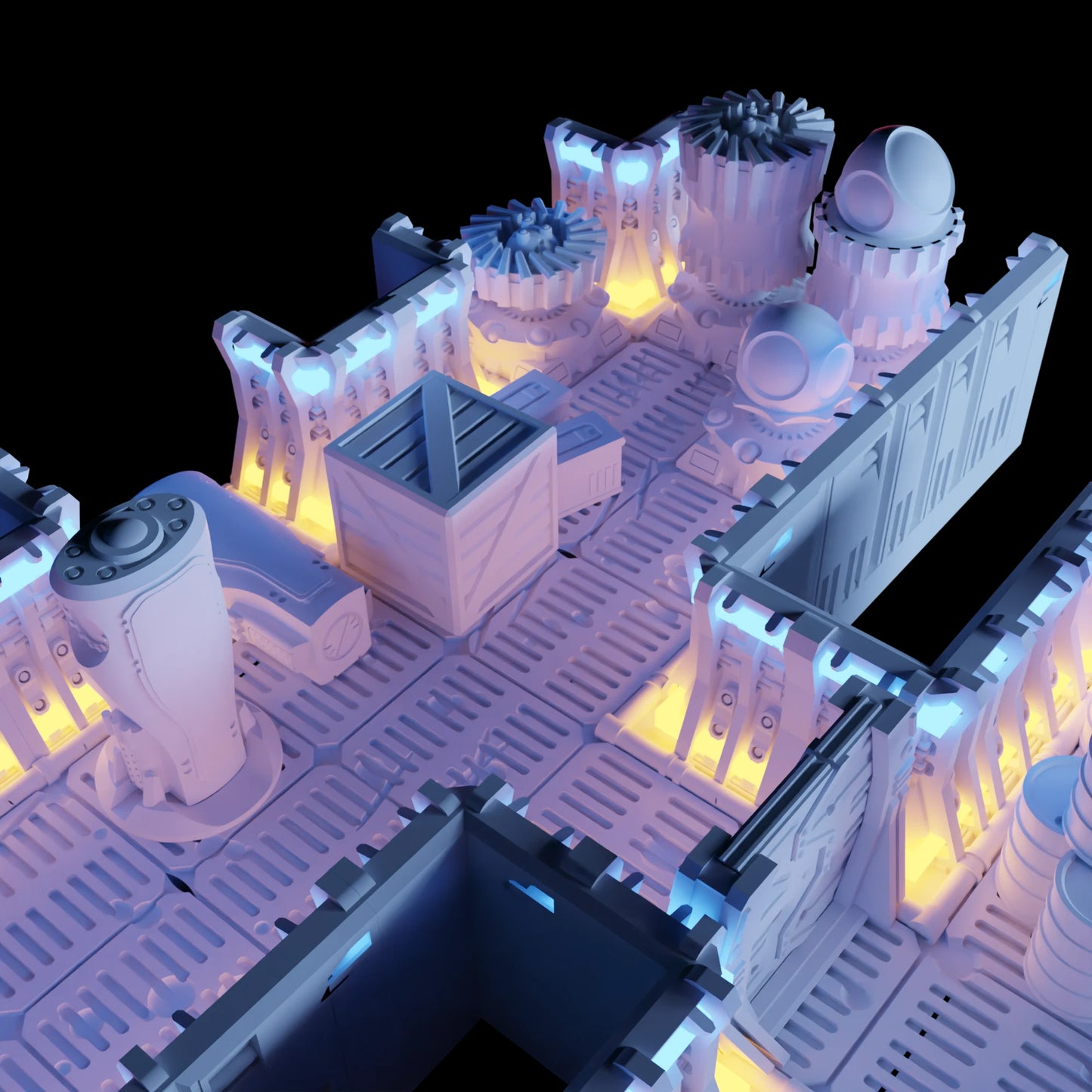 Dark Glow 3D Terrain