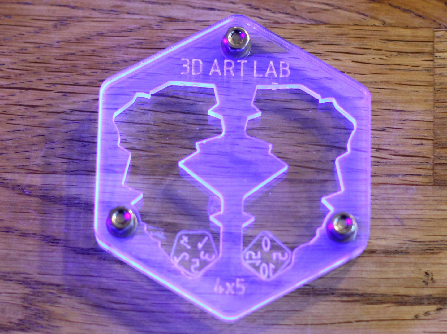 Acryl Würfel - W20